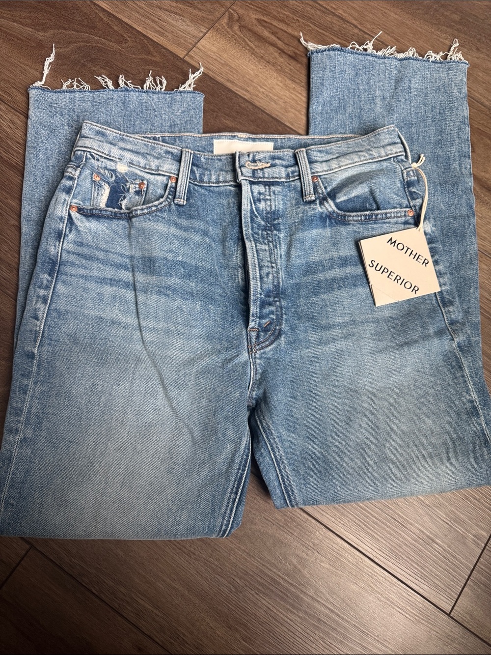 MOTHER Light Wash Straight Men's Jeans